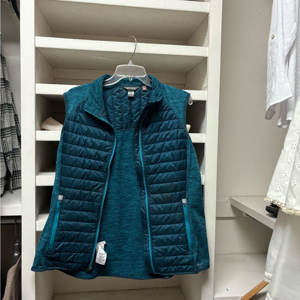 Teal Quilted Women's Vest